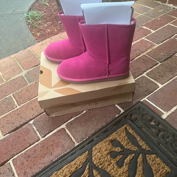 New!! Koolaburra by UGG Girls Pink Boots SZ 3.5/Women Size 5 - Picture 6 of 11